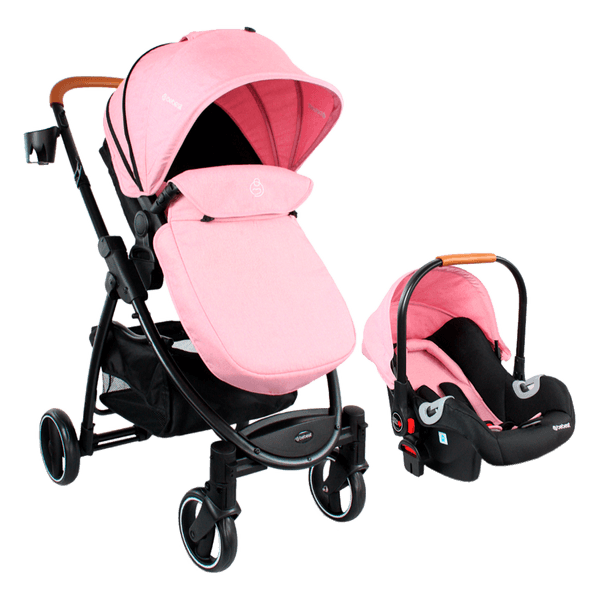 Coche-para-Bebe-Travel-System-con-Portabebes-Alfa-Rosado-Bebesit Coche-para-Bebe-Travel-System-con-Portabebes-Alfa-Rosado-Bebesit