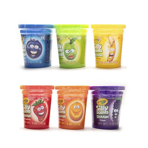 Set-6-Tubos-Silly-Scents-Scented-Dough-5oz-Crayola Set-6-Tubos-Silly-Scents-Scented-Dough-5oz-Crayola