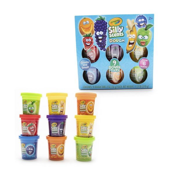 Set-9-Tubos-de-Masa-Silly-Scents-Dough-2oz-Crayola Set-9-Tubos-de-Masa-Silly-Scents-Dough-2oz-Crayola