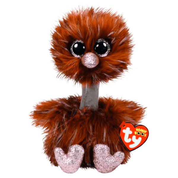 Peluche-Orson-Avestruz-Cafe-23cm-Ty Peluche-Orson-Avestruz-Cafe-23cm-Ty