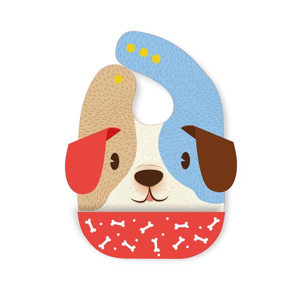 Babero-para-Bebe-Perrito-La-Pequeña-Galeria