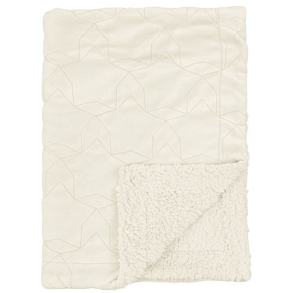 Manta-Bordada-Stars-Blanco-Bebes-Unisex-Monbaby Manta-Bordada-Stars-Blanco-Bebes-Unisex-Monbaby