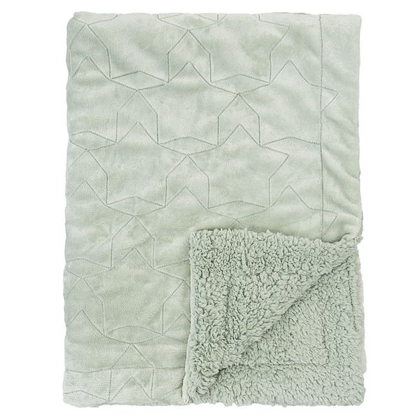 Manta-Bordada-Stars-Menta-Bebes-Unisex-Monbaby