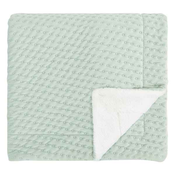 Manta-Dots-Premium-Verde-Bebes-Unisex-Monbaby