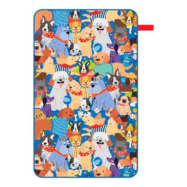 Toalla-para-Niños-Estampado-Perros-La-Pequeña-Galeria