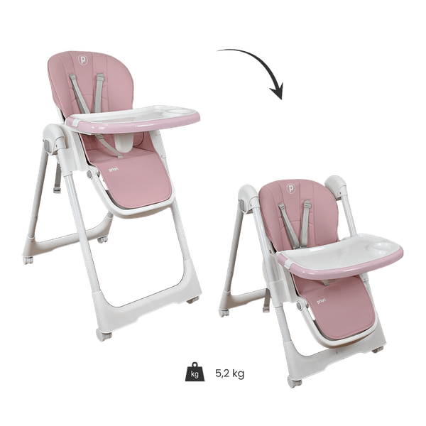 Silla-Comedor-para-Bebe-Posiciones-Galaxy-Rosado-Priori