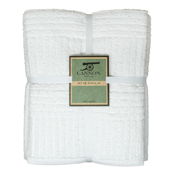 Set-2-Toallas-Cuerpo-y-Manos-Prince-Blanco---Cannon Set-2-Toallas-Cuerpo-y-Manos-Prince-Blanco---Cannon