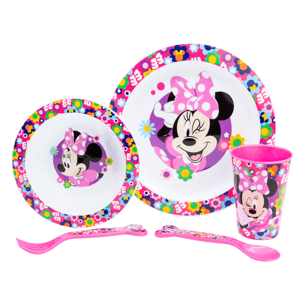 Set-Vajilla-Micro-5-Piezas-Minnie-Floral---Stor