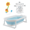 Bañera-para-Bebe-Plegable-Hawai-Plus-Azul---Happy-Baby