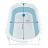 Bañera-para-Bebe-Plegable-Hawai-Plus-Azul---Happy-Baby