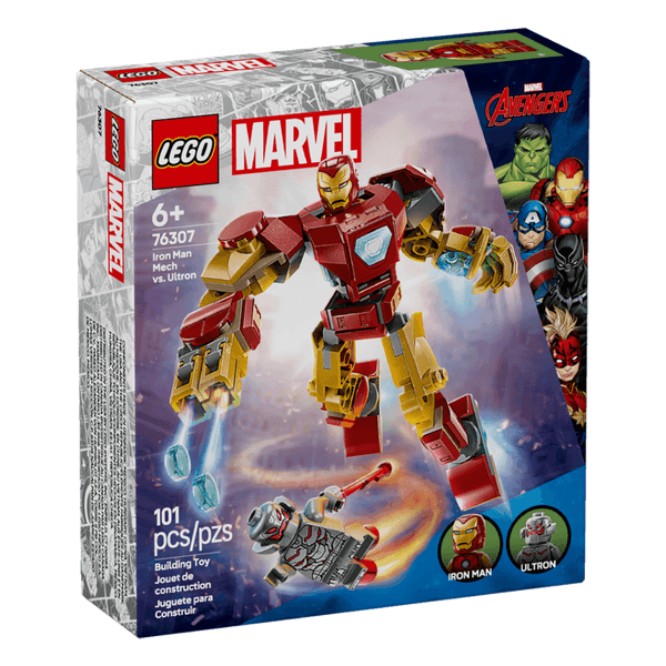 Set-Armadura-Robotica-Iron-Man-Vs.-Ultron-101-Piezas-LEGO Set-Armadura-Robotica-Iron-Man-Vs.-Ultron-101-Piezas-LEGO