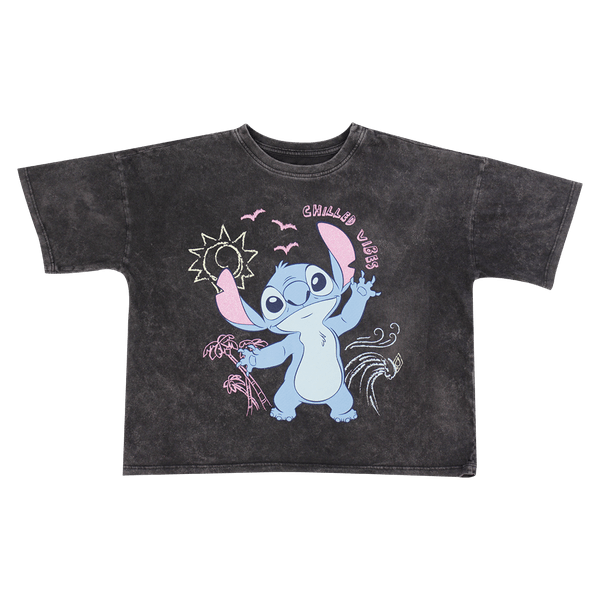 Camiseta-Manga-Corta-Negro-Niñas---Lilo-y-Stitch-6T Camiseta-Manga-Corta-Negro-Niñas---Lilo-y-Stitch-6T