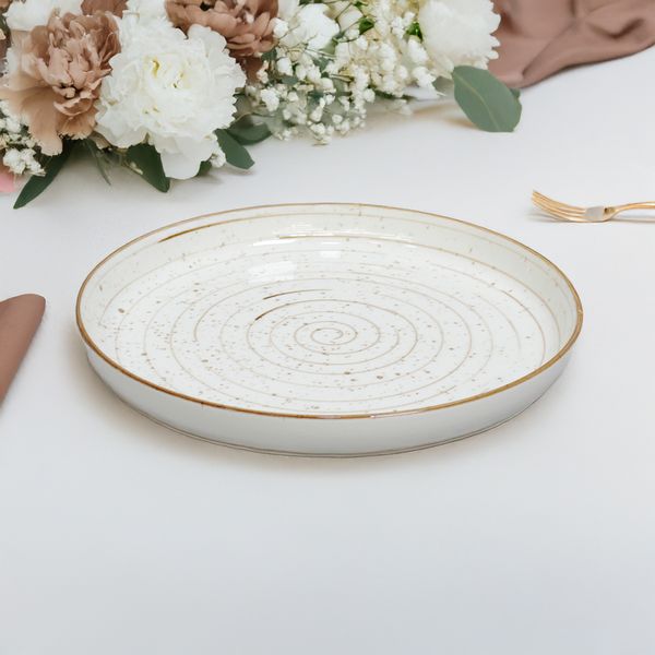 Plato-Onda-Cafe-Blanco-20cm-Ikhome Plato-Onda-Cafe-Blanco-20cm-Ikhome