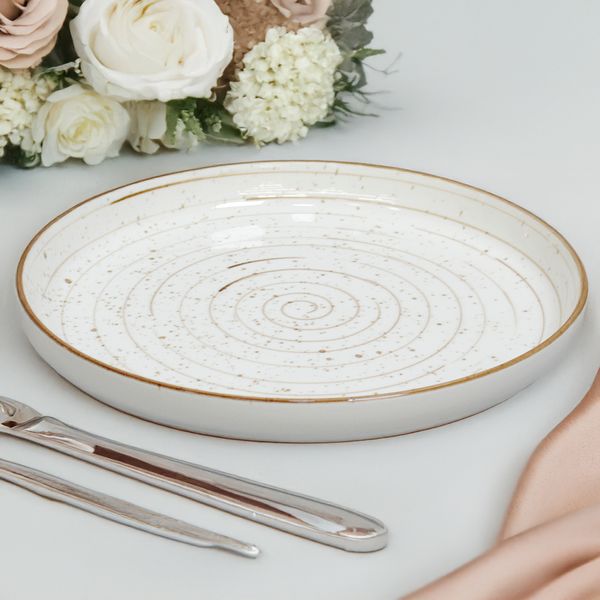 Plato-Onda-Cafe-Blanco-25cm-Ikhome Plato-Onda-Cafe-Blanco-25cm-Ikhome