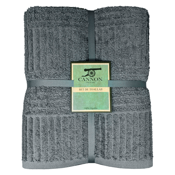 Set-2-Toallas-Cuerpo-y-Manos-Prince-Gris-Cannon Set-2-Toallas-Cuerpo-y-Manos-Prince-Gris-Cannon