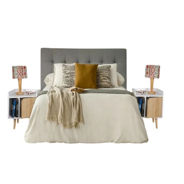 Combo-Cabecero-Cama-Doble-Gris---2-Mesas-de-Noche-Dko-Design