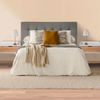Combo-Cabecero-Cama-Doble-Gris---2-Mesas-de-Noche-Flotantes--Dko-Design