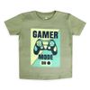 Camiseta-Manga-Corta-Gamer-Verde-Niños-Honey-Bees-2T