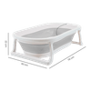 Bañera-para-Bebe-Plegable-Hawai-Plus-Gris---Happy-Baby
