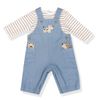 Set-Camiseta-y-Overol-Perritos-Bebes-Niños-Little-Me-3M