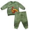 Set-Buzo-Dino-y-Pantalon-Verde-Bebes-Niños-Little-Me-3M