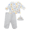 Set-Camiseta-Perritos-Pantalon-y-Gorro-Bebes-Niños-Little-Me-3M