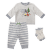 Set-Camiseta-Pantalon-Rayas-y-Medias-Bebes-Niños-Little-Me-3M