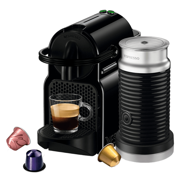 Cafetera-Inissia-Black-New-con-Espumador-Nespresso