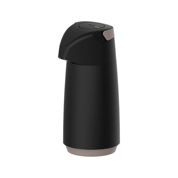 Termo-Exata-en-Plastico-Ampolla-de-Vidrio-1L-Negro-Tramontina