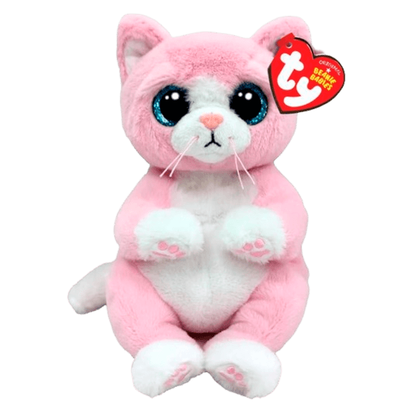 Peluche-Lillibelle-Gato-Rosa-15cm-Ty Peluche-Lillibelle-Gato-Rosa-15cm-Ty