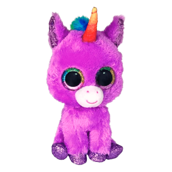 Peluche-Rosette-Unicorn-Purpura-16cm-Ty