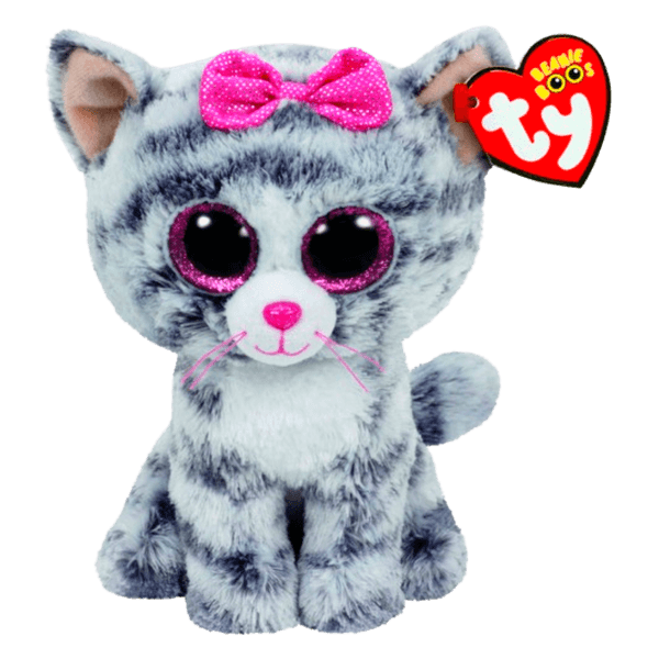 Peluche-Kiki-Gato-Gris-15cm-Ty Peluche-Kiki-Gato-Gris-15cm-Ty