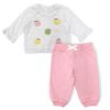 Set-Camiseta-y-Pantalon-Rosado-Bebes-Niñas-Little-Me-3M