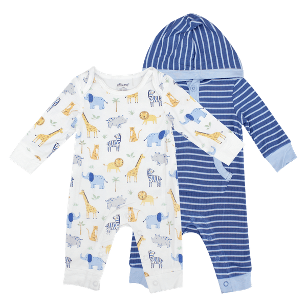 Set-2-Pijamas-Enterizas-Niños-Bebes-Little-Me-3M Set-2-Pijamas-Enterizas-Niños-Bebes-Little-Me-3M