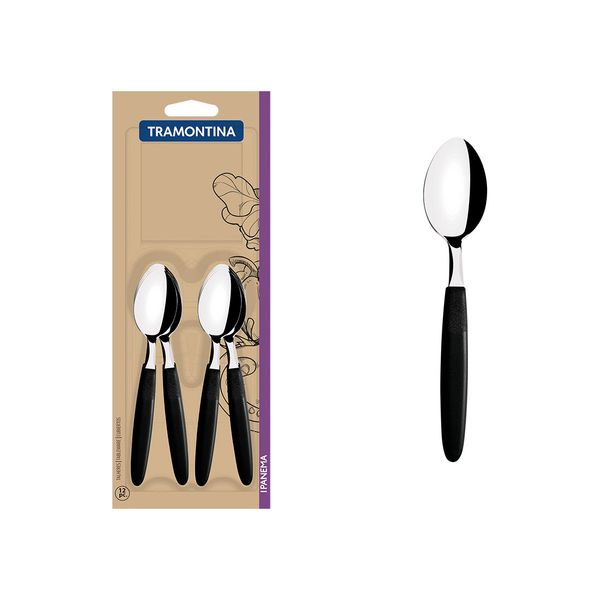 Juego-de-Cucharas-Te-Ipanema-Acero-Inox--Negro-12-Piezas-Tramontina Juego-de-Cucharas-Te-Ipanema-Acero-Inox--Negro-12-Piezas-Tramontina