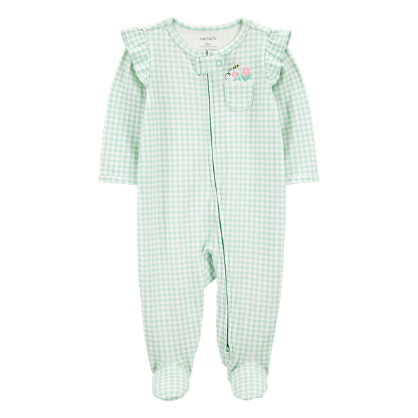 Pijama-Enteriza-Cuadros-Bebes-Niñas-Carter-s-6M Pijama-Enteriza-Cuadros-Bebes-Niñas-Carter-s-6M
