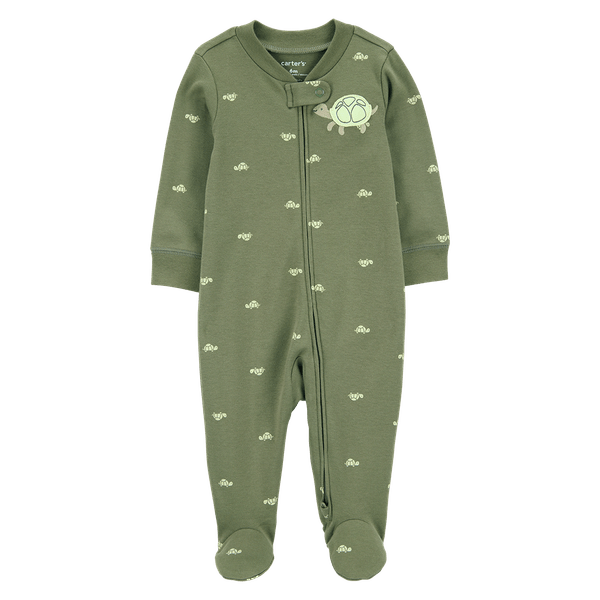 Pijama-Enteriza-Tortugas-Verde-Bebes-Niños-Carter-s-9M
