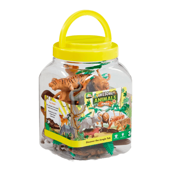 Set-Tubo-12-Animales-de-la-Selva-Awesome-Animals