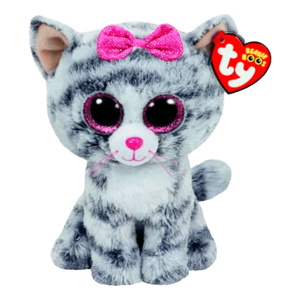 Peluche-Kiki-Gato-Gris-15cm-Ty