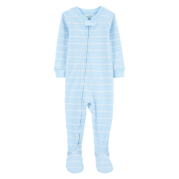 Pijama-Enteriza-Rayas-Azul-Claro-Bebes-Niños-Carter-s-12M