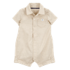 Mameluco-Manga-Corta-Beige-Bebes-Niños-Carter-s-12M