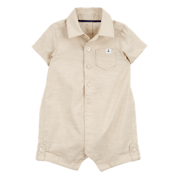 Mameluco-Manga-Corta-Beige-Bebes-Niños-Carter-s-12M