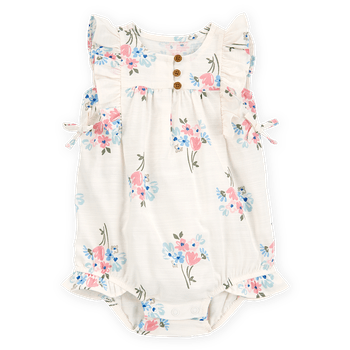 Mameluco-Manga-Sisa-Flores-Blanco-Bebes-Niñas-Carter-s-12M