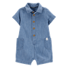 Mameluco-Manga-Corta-Azul-Bebes-Niños-Carter-s-18M