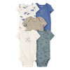 Set-5-Bodies-Manga-Corta-Dinos-Bebes-Niños-Carter-s-6M