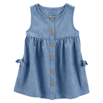 Set-Vestido-Manga-Sisa-y-Calzon-Azul-Bebes-Niñas-Carter-s-12M