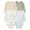 Set-4-Bodies-Manga-Larga-Surtidos-Bebes-Niños-Carter-s-12M