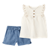 Set-Blusa-Manga-Sisa-y-Short-Azul-Bebes-Niñas-Carter-s-12M
