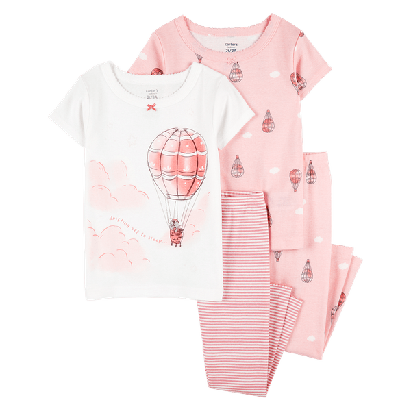 Set-Pijamas-4-Piezas-Globos-Niñas-Carter-s-2T Set-Pijamas-4-Piezas-Globos-Niñas-Carter-s-2T