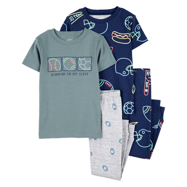 Set-Pijamas-4-Piezas-Futbol-Americano-Niños-Carter-s-2T